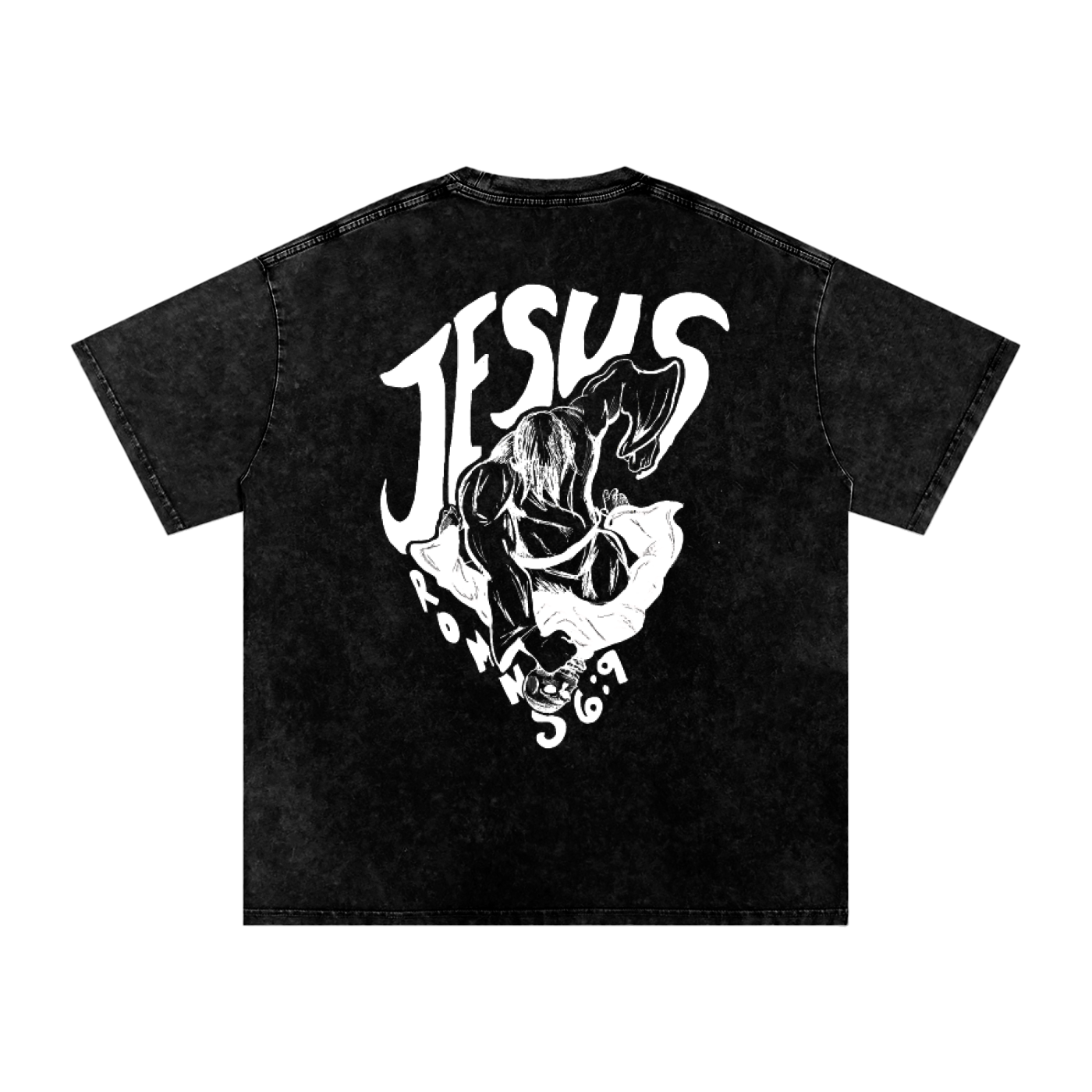Jesus Conquered Death Oversized T-shirt