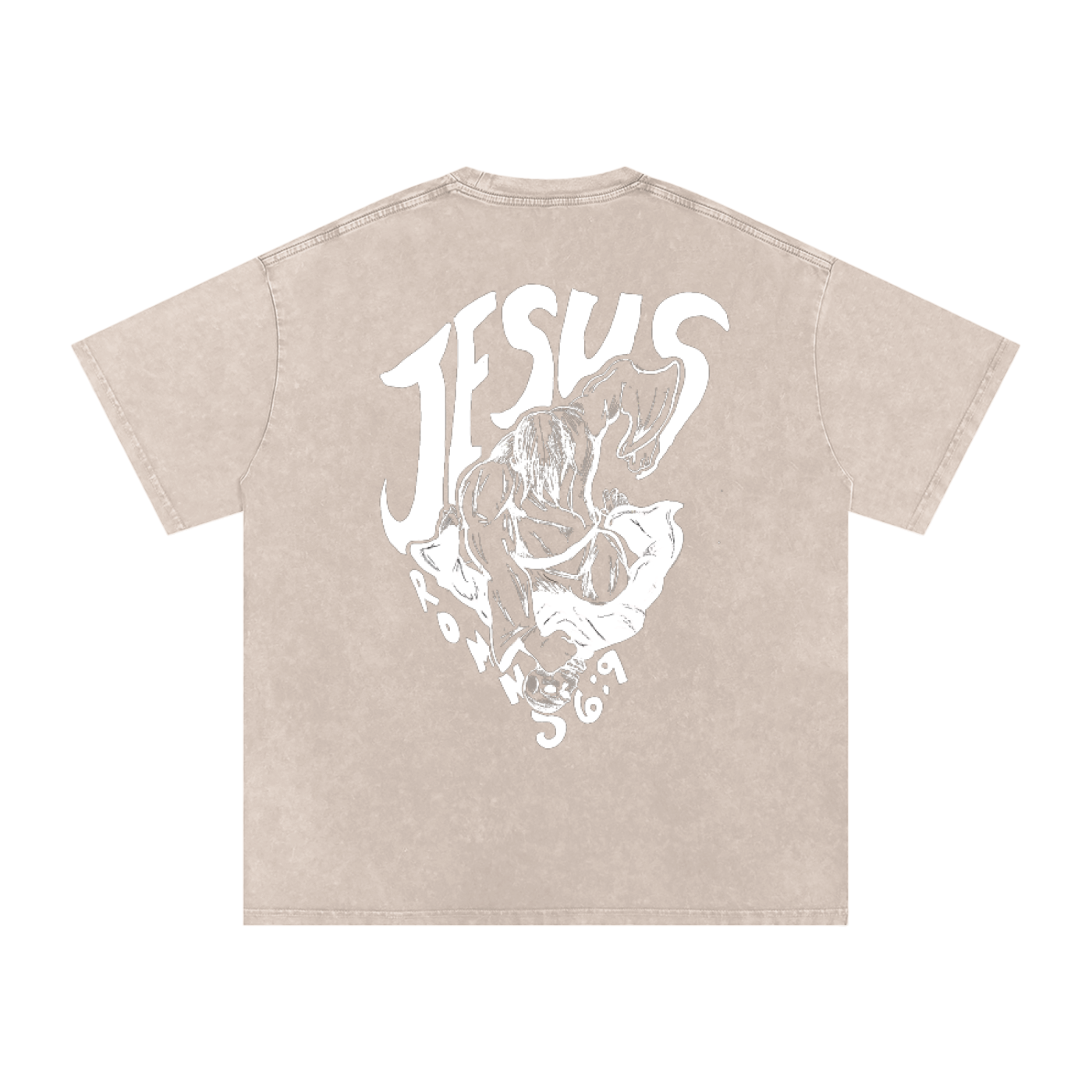 Jesus Conquered Death Oversized T-shirt