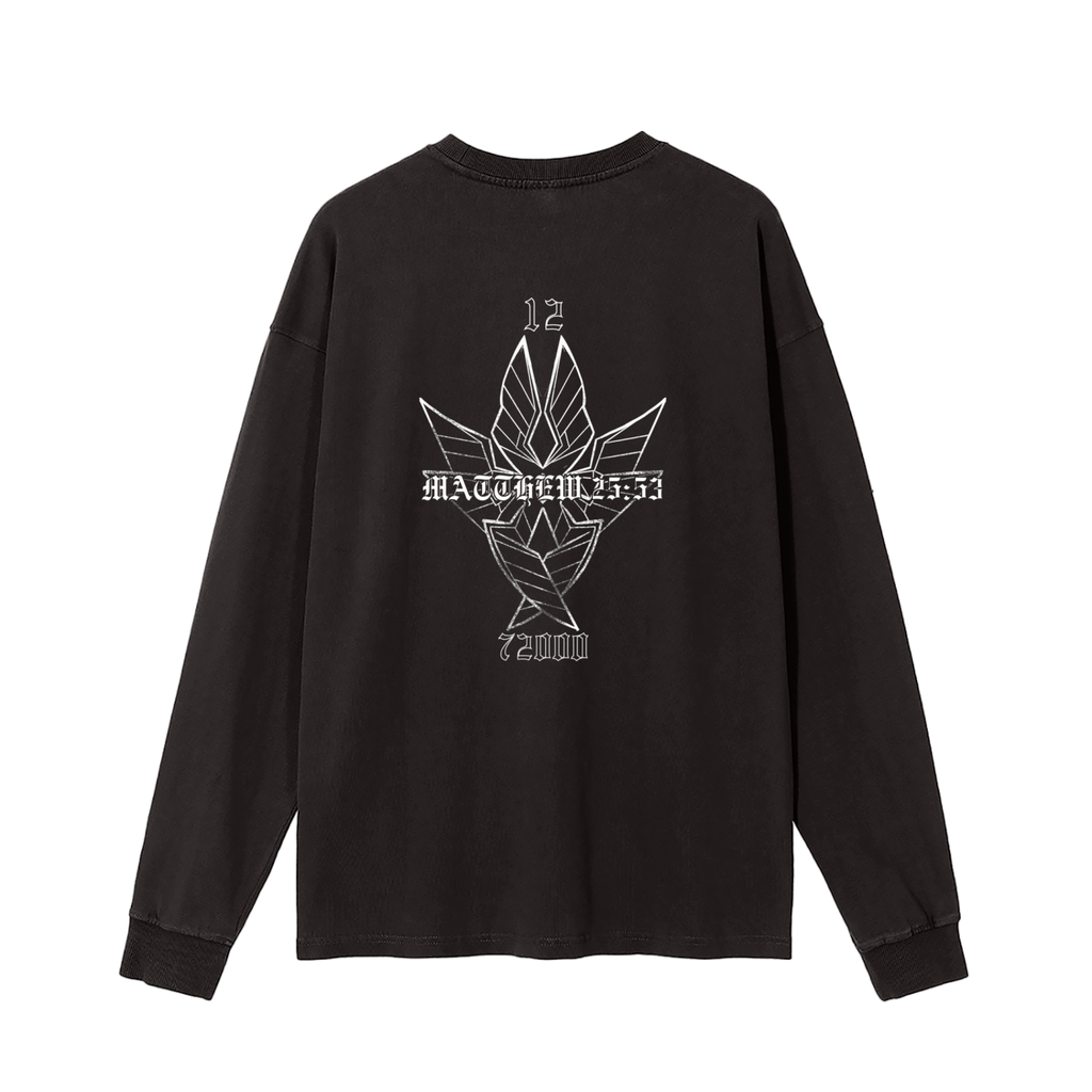 Matthew 25:53 (Vintage Washed Long Sleeve T-Shirt)