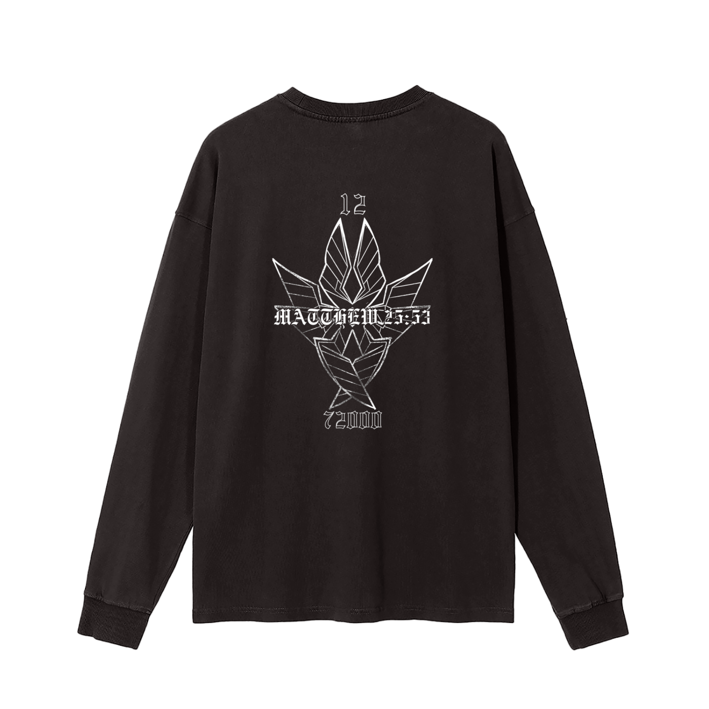 Matthew 25:53 (Vintage Washed Long Sleeve T-Shirt)