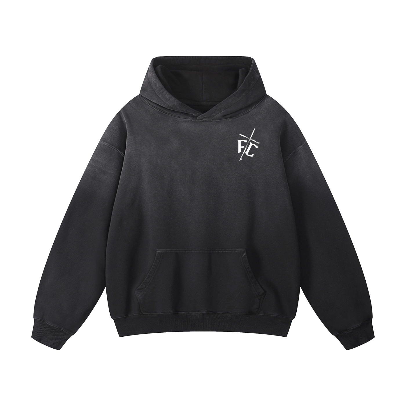Firm foundation (Heavyweight Sunfade Oversized Hoodie)